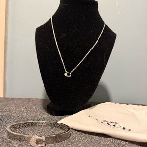 Gorgeous authentic Coach Signature “C” jewelry set